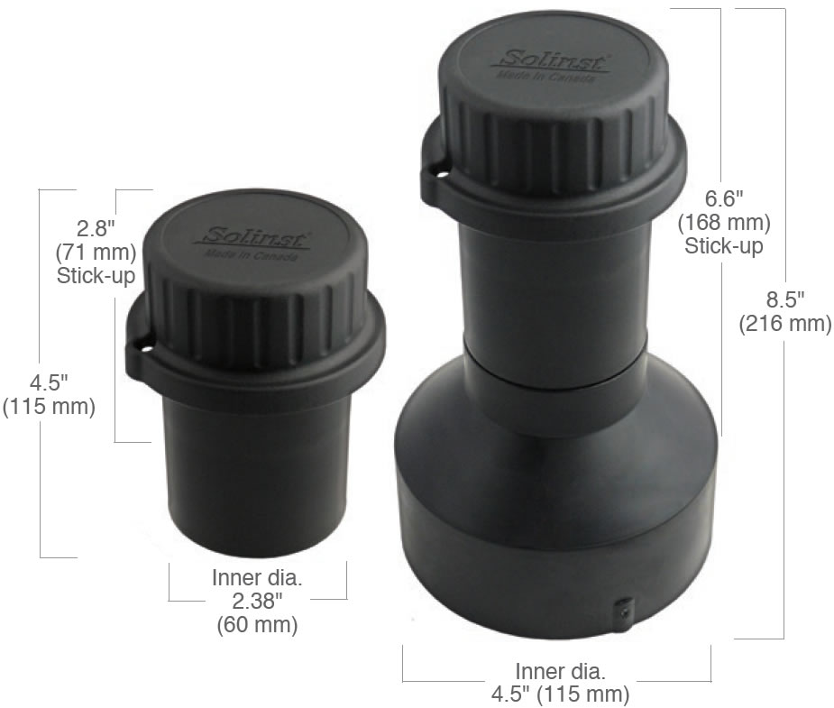 Levelogger Locking Well Caps for 2" and 4" Wells