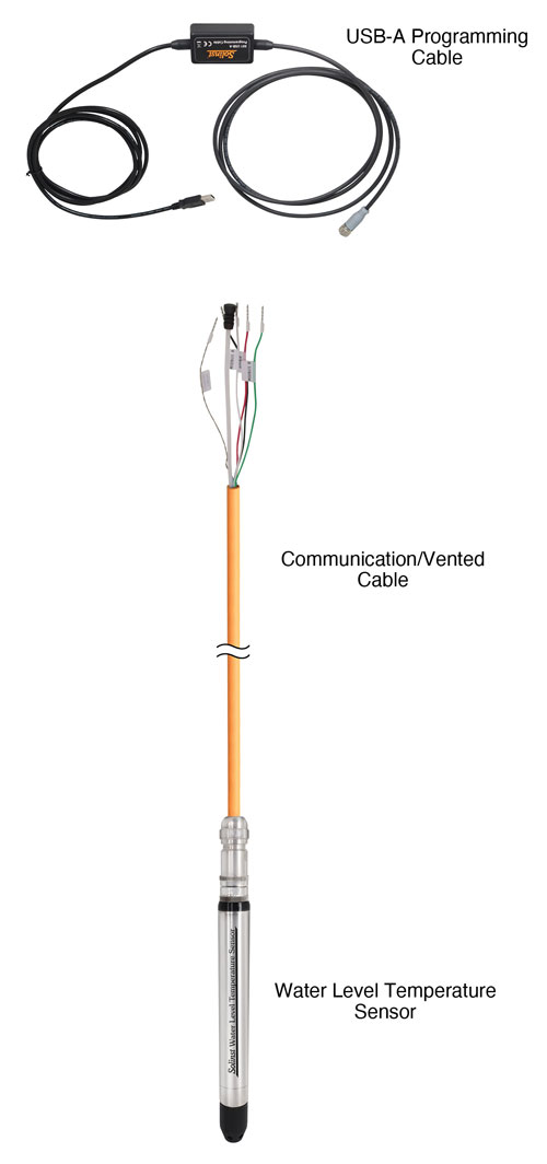 solinst water level temperature sensor modbus system components