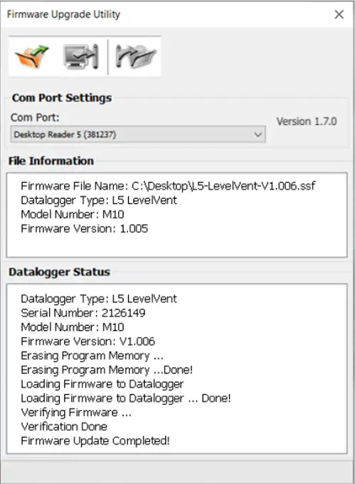 solinst levelogger software firmware upgrade utility