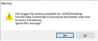 Remaining Memory Warning remaining memory warning