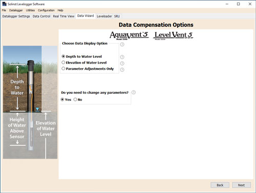 Solinst AquaVent Data Compensation Options solinst aquavent data compensation options