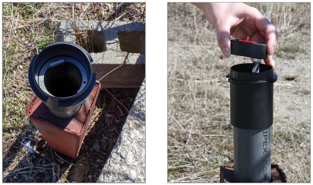 Solinst LevelVent 5 User Guide 8.1.1 Installing LevelVent in 2 Inch Well