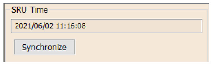 Ssu Synchronous Clock SRU User Guide: 7.5 Synchronize SRU Time