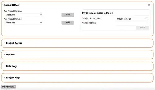 view project on solinst cloud