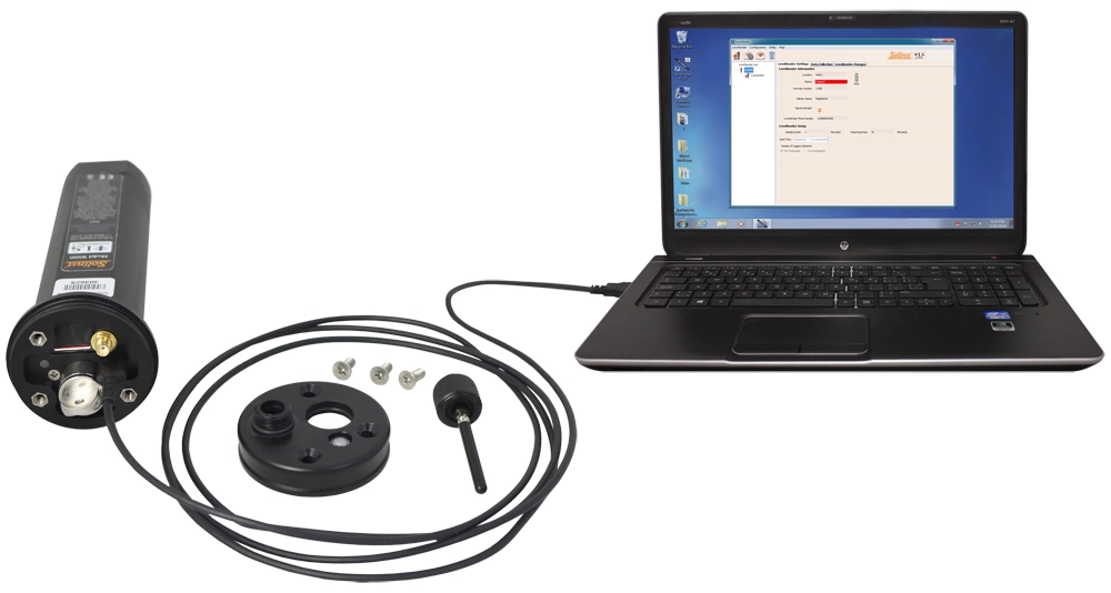 Figure 5-1 Connecting a LevelSender to a computer via USB cable figure 5-1 connecting a levelsender to a computer via usb cable