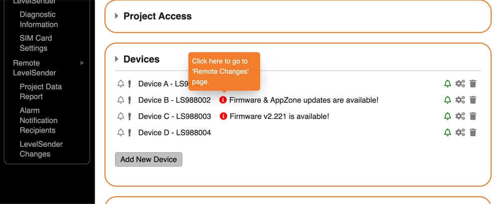 Figure 5-14 Firmware Update Warning Hover Message figure 5-14 firmware update warning hover message