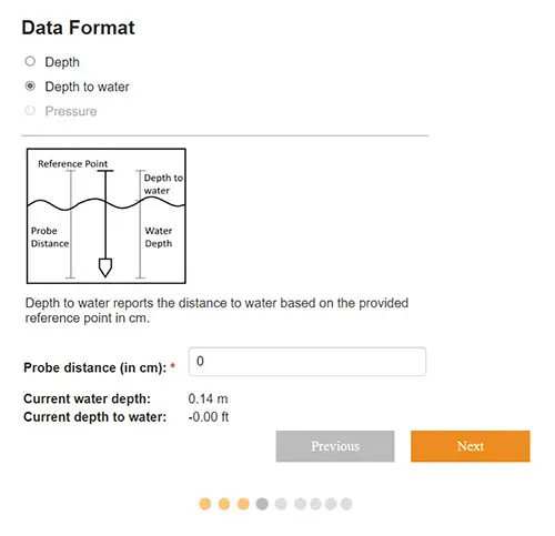 solinst solsat 5 satellite telemetry system step 4 data format depth to water