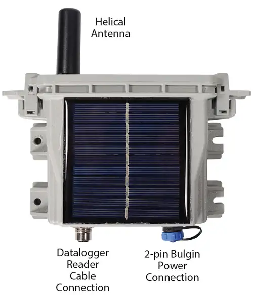solinst solsat 5 satellite telemetry system front view