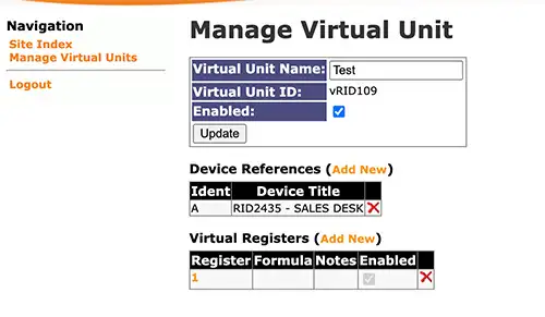 figure 5-3 manage virtual unit
