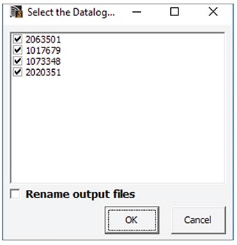 solinst sts  telemetry system select levelogger window