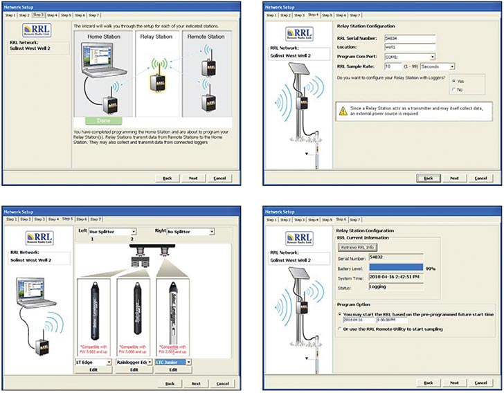 solinst rrl user guide 4 2 programming rrl networks step 6 confirm station settings confirm rrl station settings confirm remote radio link station settings image