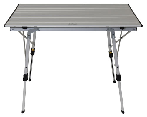 adjust the height of the legs of the solinst stand alone field table