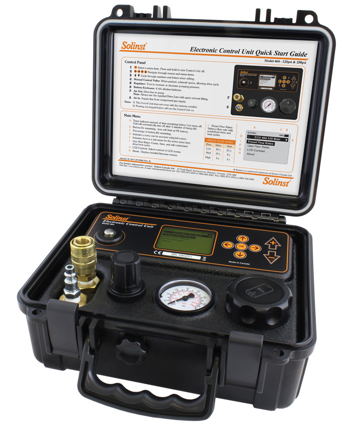 Solinst Bladder Pump Control Units and Compressors