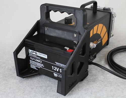 Solinst Peristaltic Pump With 12V Battery Installed In Batter Holder solinst peristaltic pump with 12v battery installed in batter holder