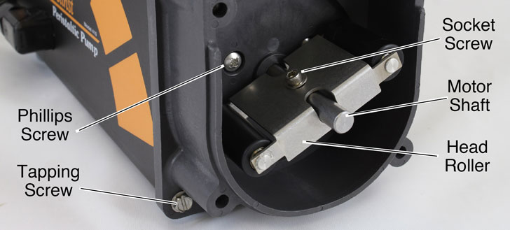 solinst peristaltic pump head schematic