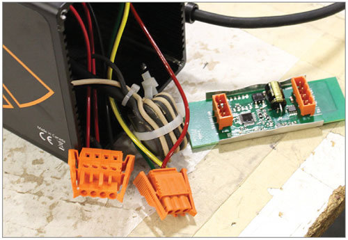 plugging the connectors into new solinst mk4 control board