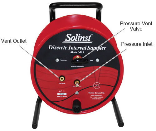 solinst discrete interval sampler tubing reel model 425