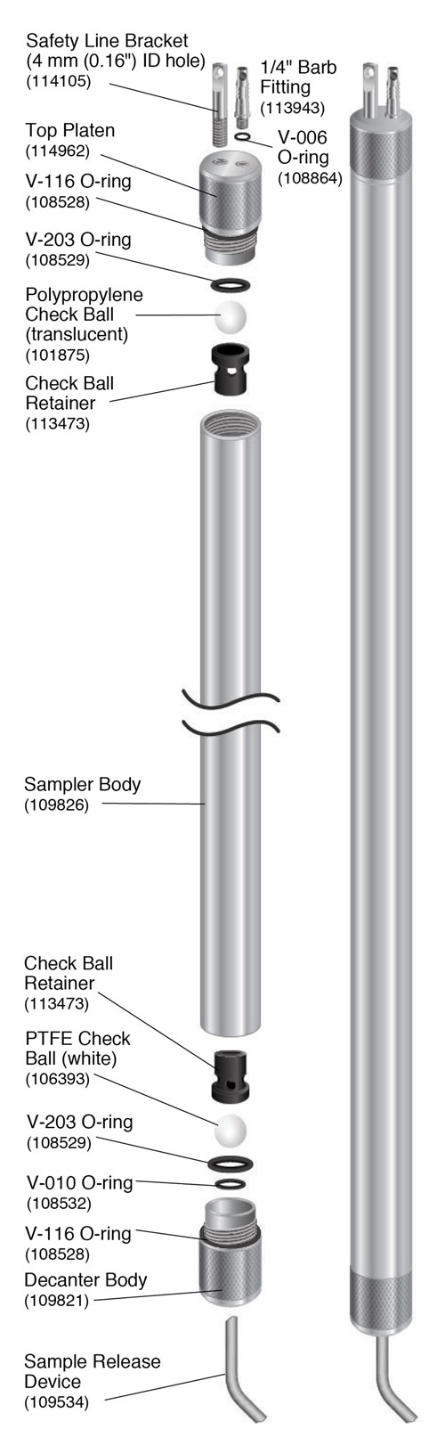 solinst discrete interval groundwater sampler schematic