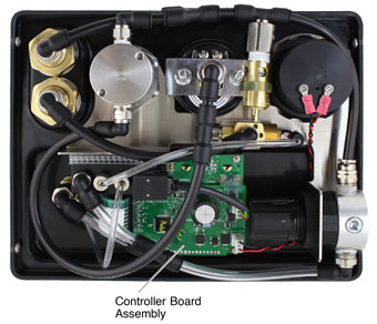 solinst 464 electronic control unit controller board assembly bottom view