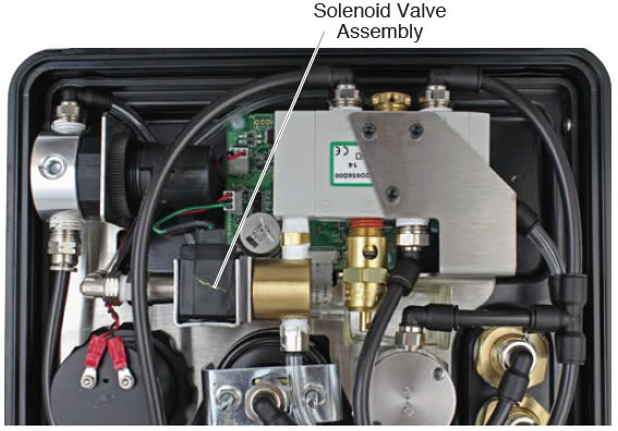 solinst, 464 electronic pump control unit solenoid, solinst 250 psi control unit solenoid cleaning instructions, how to clean solinst 250 psi control unit solenoid valve