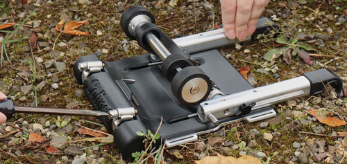 adjusting the power winder before installing on a reel