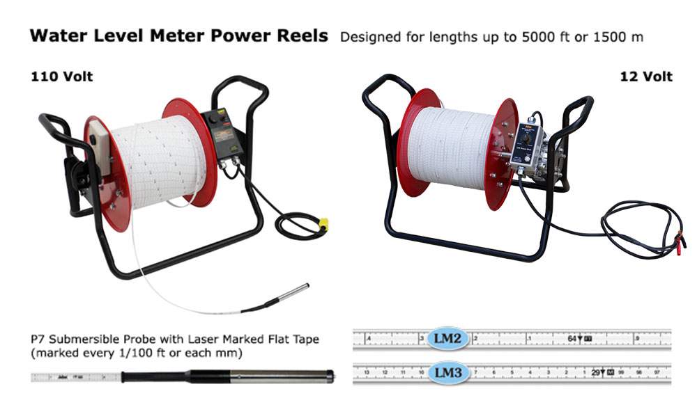 Water Level Meter Power Reel
