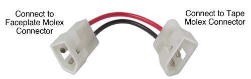 Jumper Cable (New Tape - 3 Pin to 2 Pin) (#110508) jumper cable (new tape - 3 pin to 2 pin) (#110508)