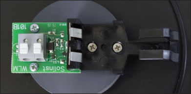 Solinst 101B Water Level Meter PCB Assembly Attached to Faceplate