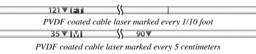 solinst laser marked pvdf cable
