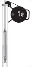 solinst tag line diagram showing bladder pump and double valve pump deployment