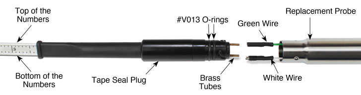 schematic diagram of solinst tlc replacement probe