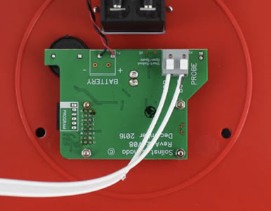 release the white terminals of the 107 tlc meter and the leads of the solinst flat tape shoudl be secure