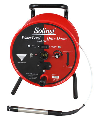 solinst model 101d water level drawdown meter