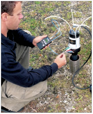 solinst discrete zone water level monitoring waterloo systems waterloo multilevel system dedicated transducers dedicated pressure transducers vibrating wire transducers pressure transducers monitoring water level data defining groundwater flow patterns performance monitoring for pump and treat systems identification of groundwater contaminants determining groundwater contaminant spacial distribution early warning groundwater contaminants early detection of groundwater contaminant migration image