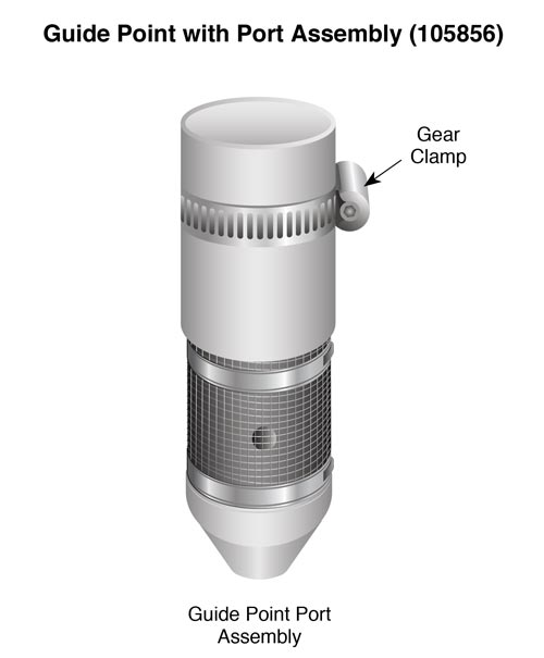 solinst cmt multilevel system guide point with port assembly