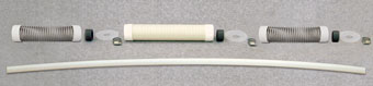 place sand and bentonite cartridge assemblies along side the cmt multilevel system tubing