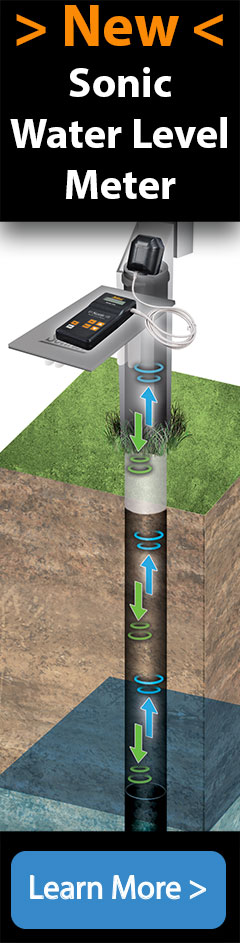 new solinst sonic water level meter