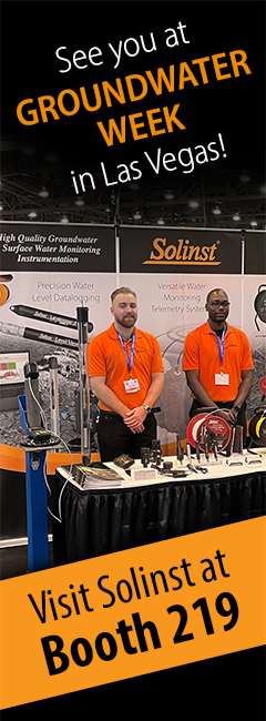 visit solinst at groundwater week booth 219