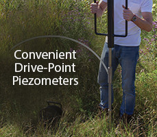 convenient drive-point piezometers
