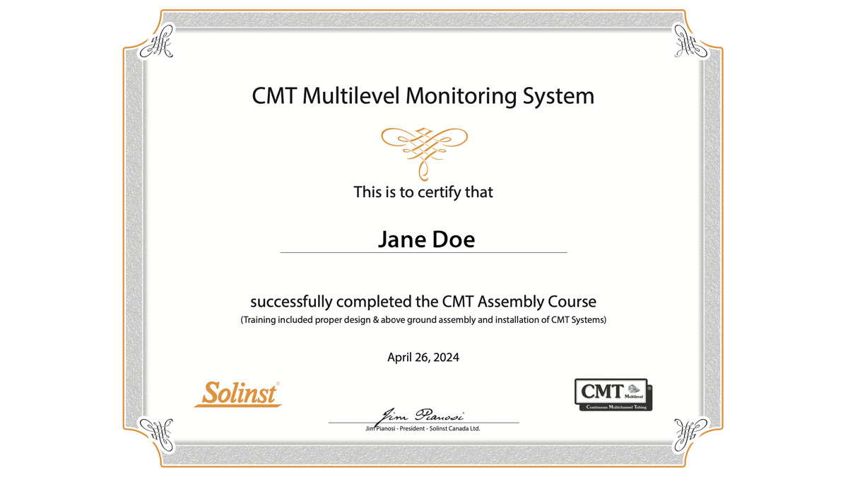CMT Multilevel System Installation Terms and Conditions