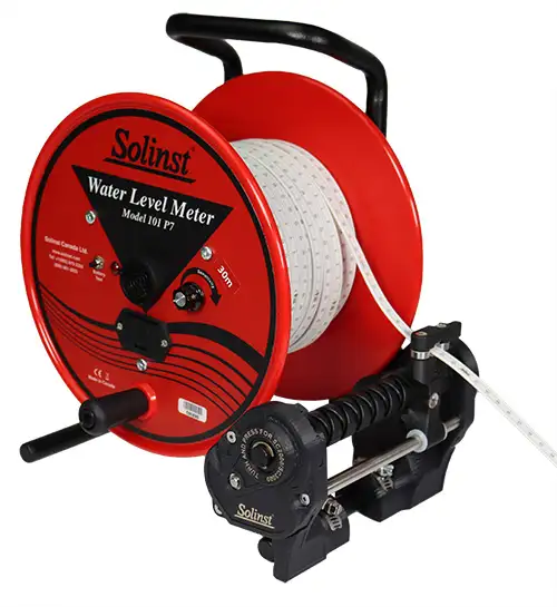 Solinst 101 Lateral Winder for Evenly Winding Tape and Cable Onto Water Level Meters and Water Quality Meters solinst 101 lateral winder for evenly winding tape and cable onto water level meters and water quality meters