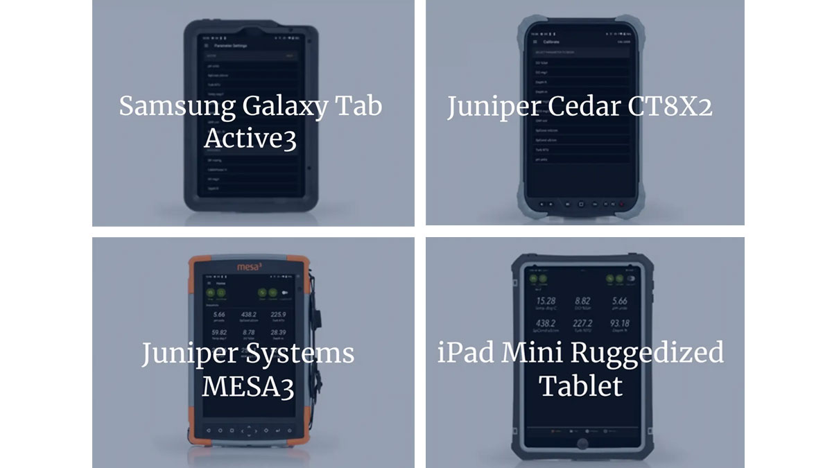 Ruggedized Tablets for Water Quality Monitoring