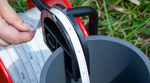 101d water level drawdown meter flat tape and tape guide