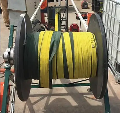 Solinst Flute Blank Liner auf Versandrolle