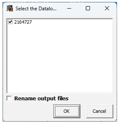 figure 7 6 select datalogger