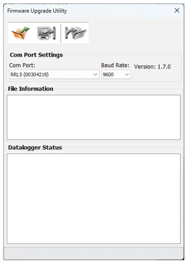 图 8 1 固件升级实用程序