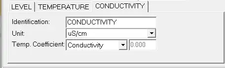 figura 4 10 parâmetros de medição do registrador de nível ltc