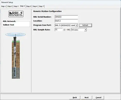 figura 4 13 configuração de uma estação remota 2