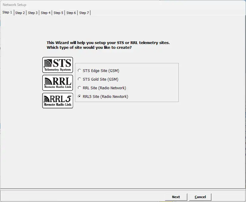 figura 4 3 tela de configuração de rede