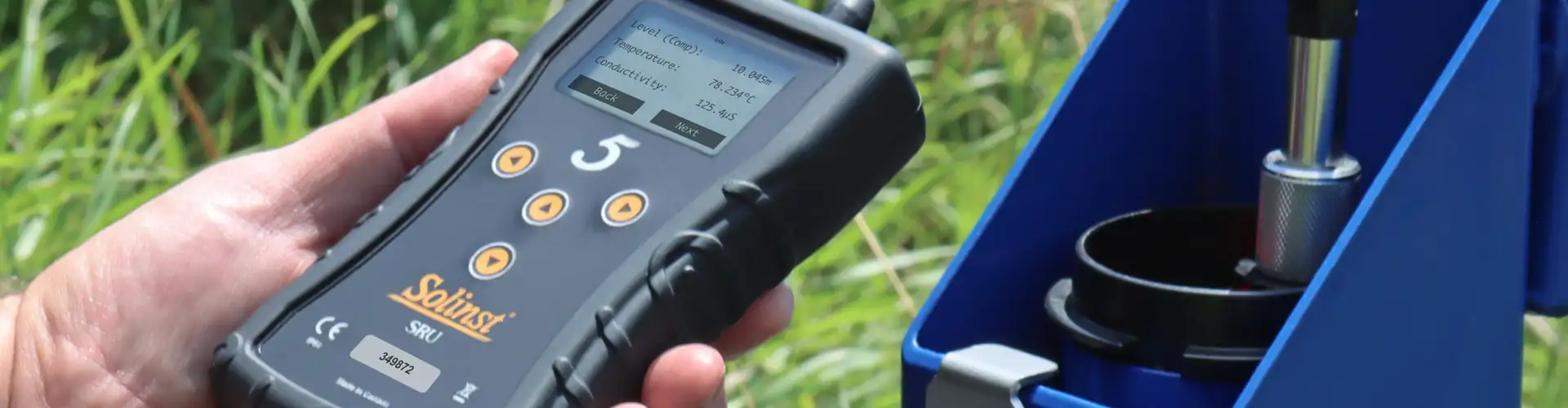 solinst readout unit allows instant access to compensated water level data from solinst leveloggers and vented aquavent and levelvent data loggers